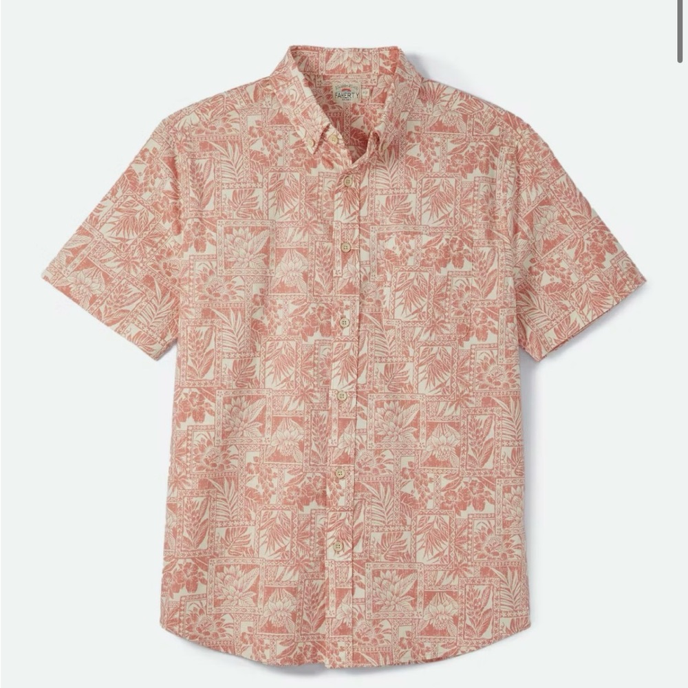 Faherty Playa Short Sleeved Casual Shirt